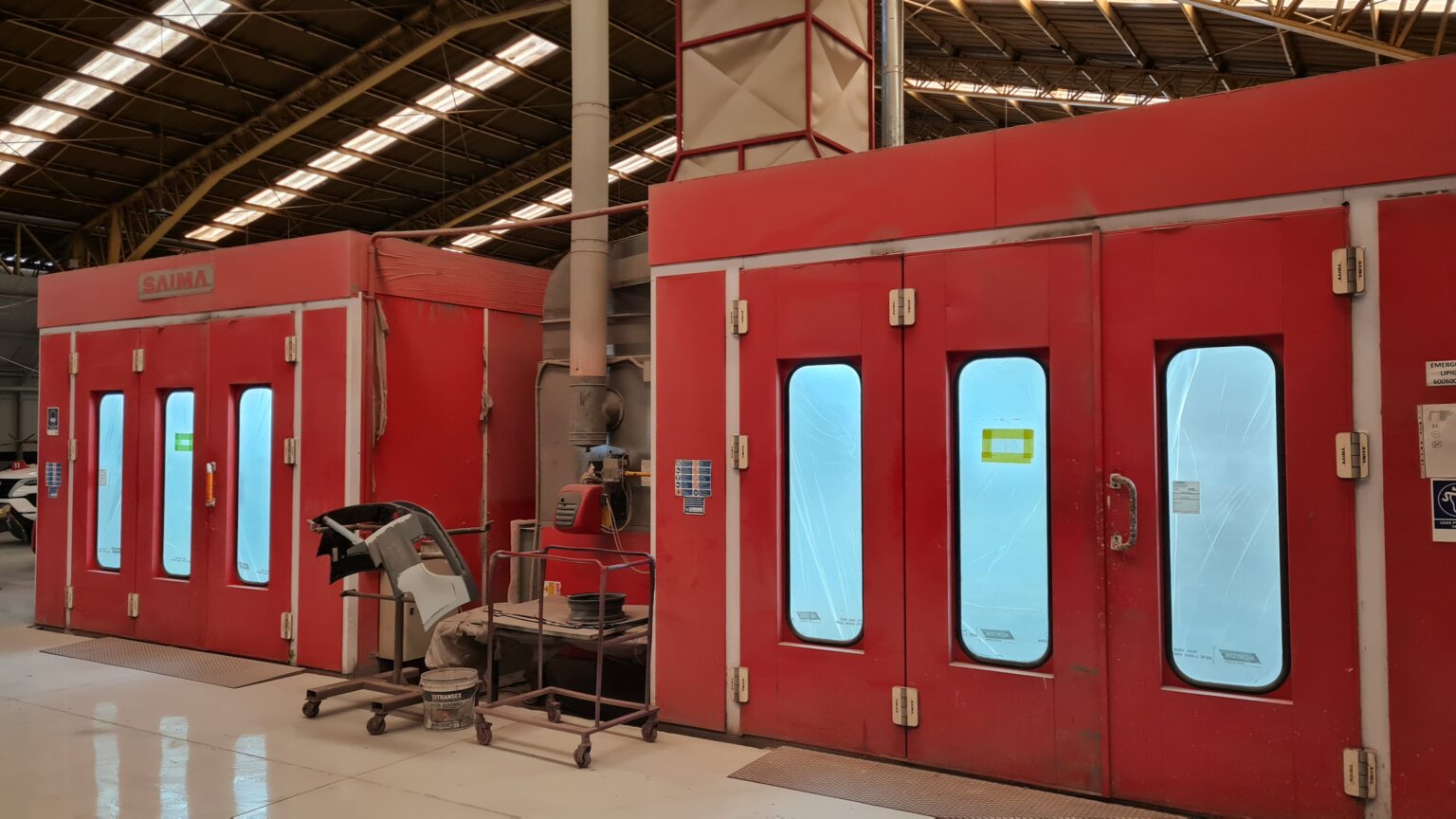 Cabina de pintura Saima con servicio técnico de Gisal