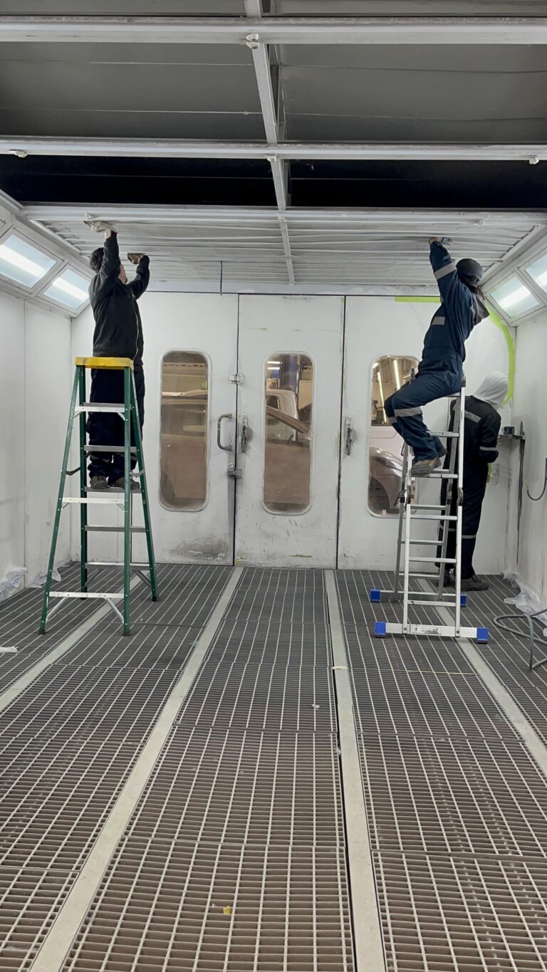 Mantención preventiva programada de cabina de pintura