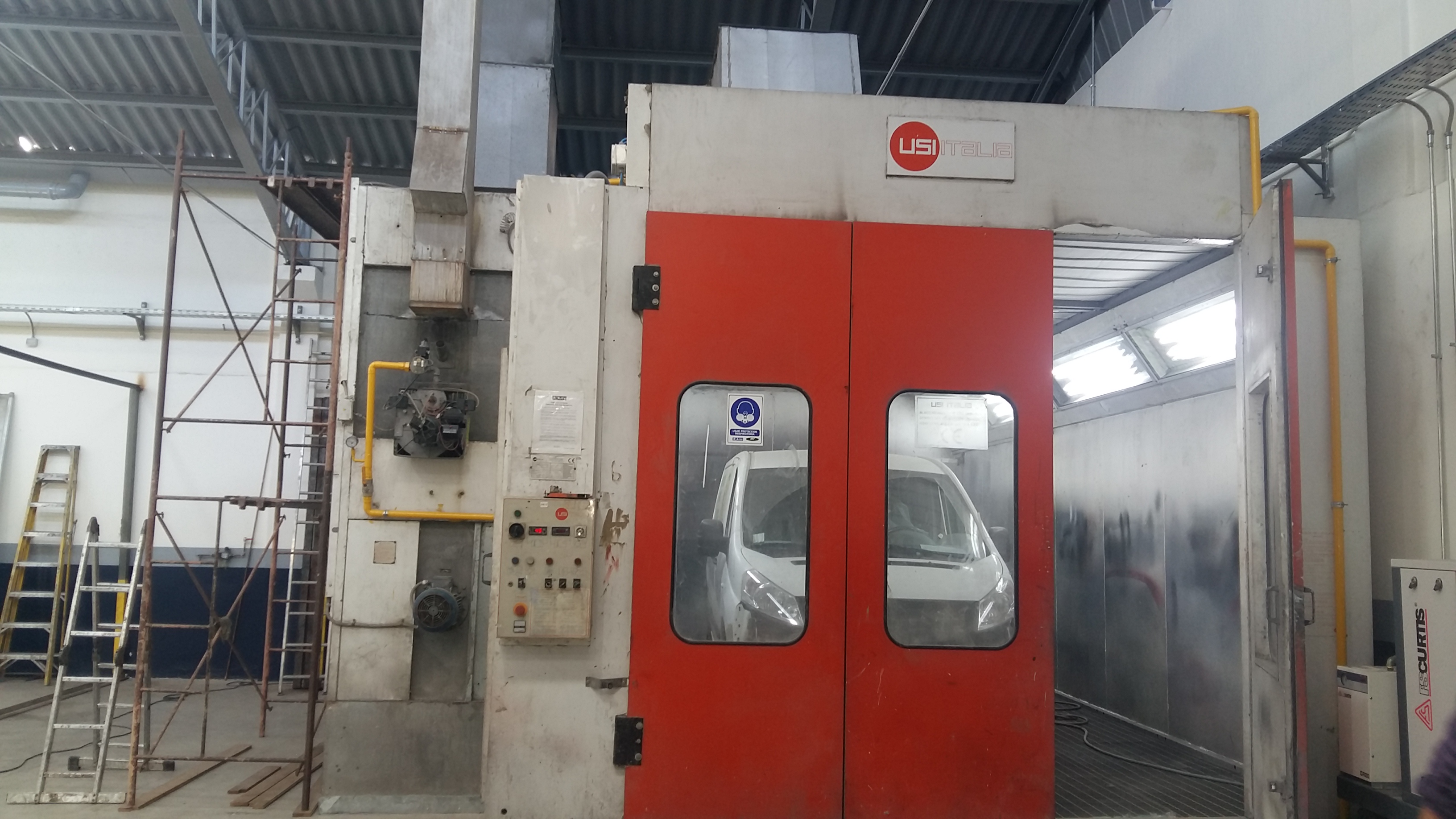 Cabina de Pintura Automotriz Usada en Chile | Termomeccanica con Quemador a Gas - Imagen 6
