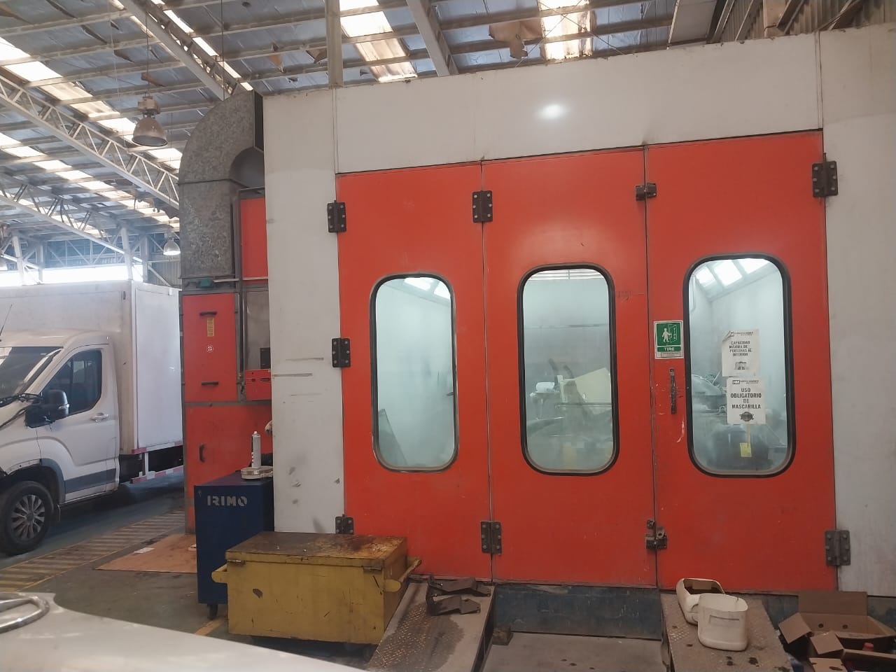 Cabina de Pintura Automotriz Usada en Chile | Termomeccanica con Quemador a Gas - Imagen 5
