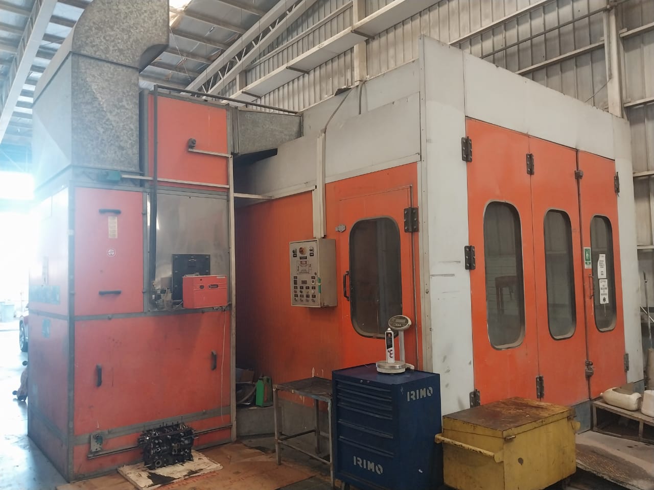 Cabina de Pintura Automotriz Usada en Chile | Termomeccanica con Quemador a Gas - Imagen 3